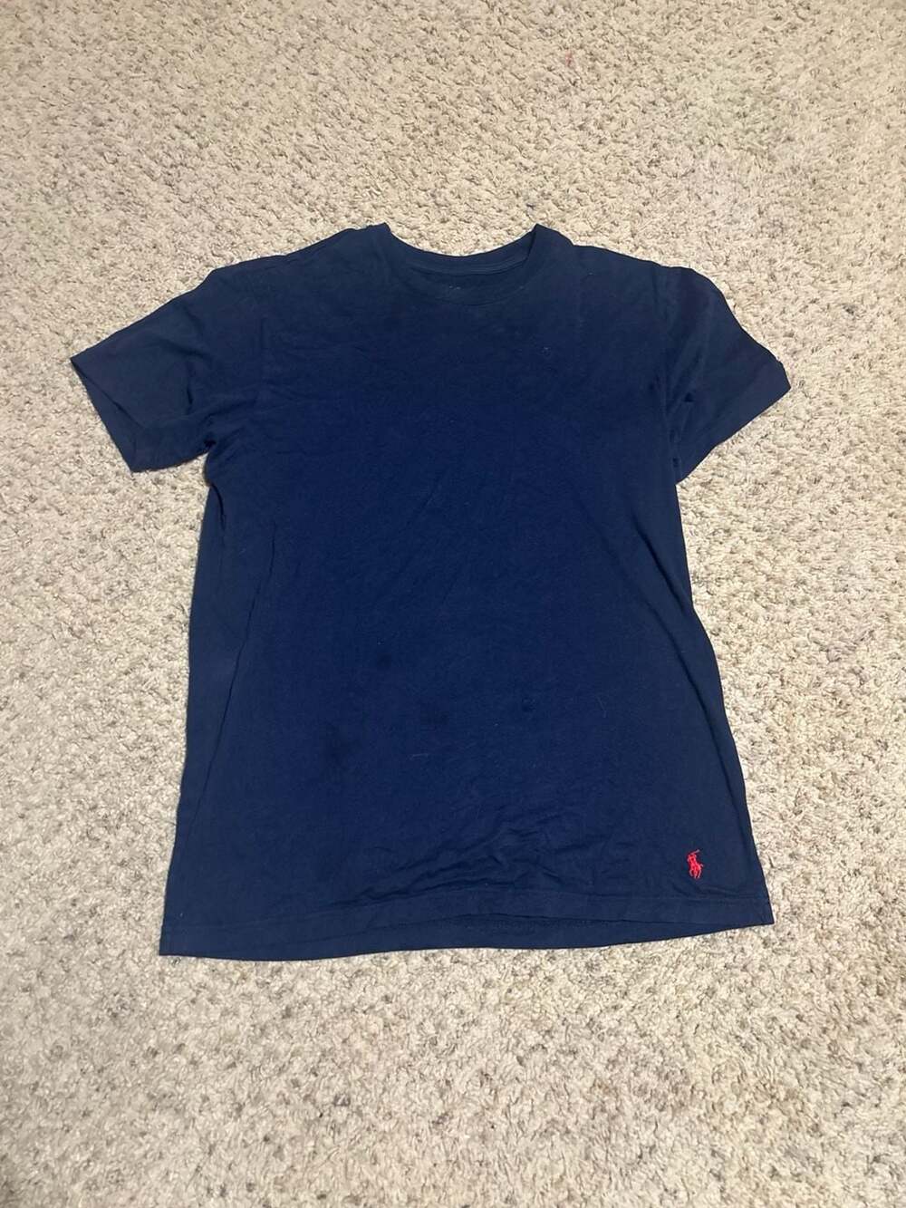 Polo Ralph Lauren Men's Navy Blue Essential Short Sleeve Crew Neck T-Shirt